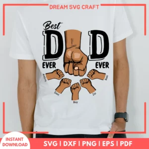 Best Dad Ever SVG