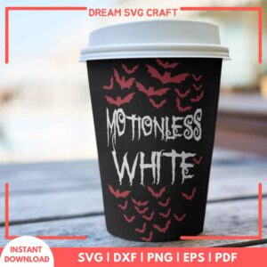Motionless White SVG File | Edgy Rock Band Design for Crafts