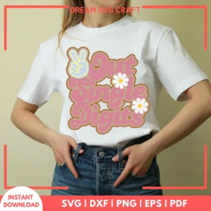 Out Single Digits SVG