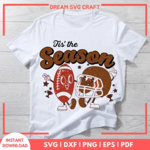 Tis The Season Football SVG