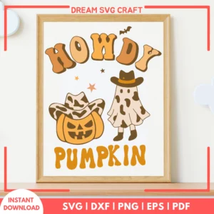 Howdy Pumpkin SVG