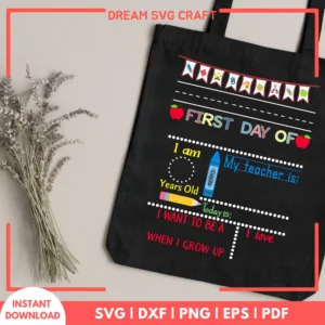 First Day Of School SVG