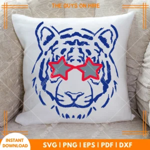 Blue Tiger SVG