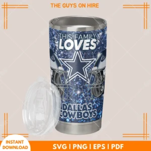 This Family Loves Dallas Cowboys PNG
