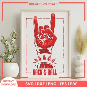 Rock And Roll SVG