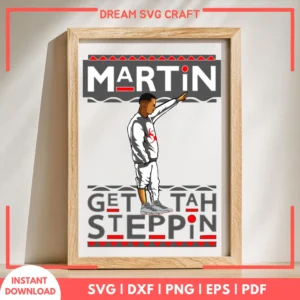 Martin Get Tah Steppin SVG