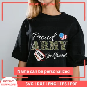 Proud Army Girlfriend SVG