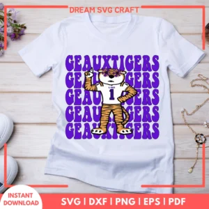 Geauxtigers Tiger SVG