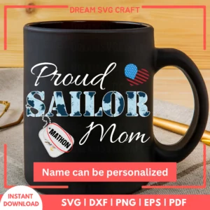 Proud Sailor Mom SVG