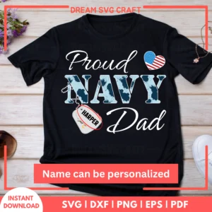 Proud Navy Dad SVG
