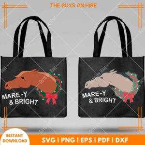 Mare Y And Bright SVG – Festive Cut File for Cricut & More