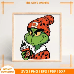 Grinch Browns SVG