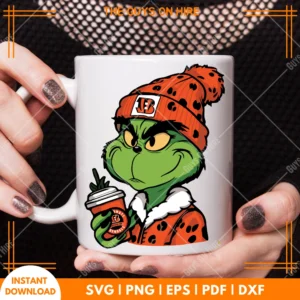 Grinch Bengals SVG