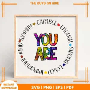 You Are Capable PNG