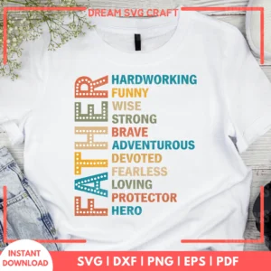 Fathers Day SVG Files for Cricut | Perfect for DIY Gifts & Crafts