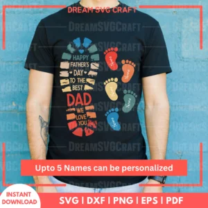 Happy Father's Day To The Best Dad SVG | Cricut & Silhouette Files