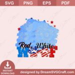 Red White Woof PNG