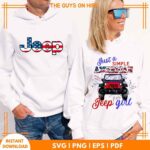 American Jeep Girl PNG - Instant Download for Crafts & More