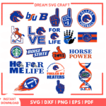 Boise State Bundle SVG, Logo SVG & NCAA SVG Files