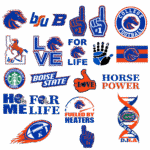 Boise State Bundle SVG, Logo SVG & NCAA SVG Files 1